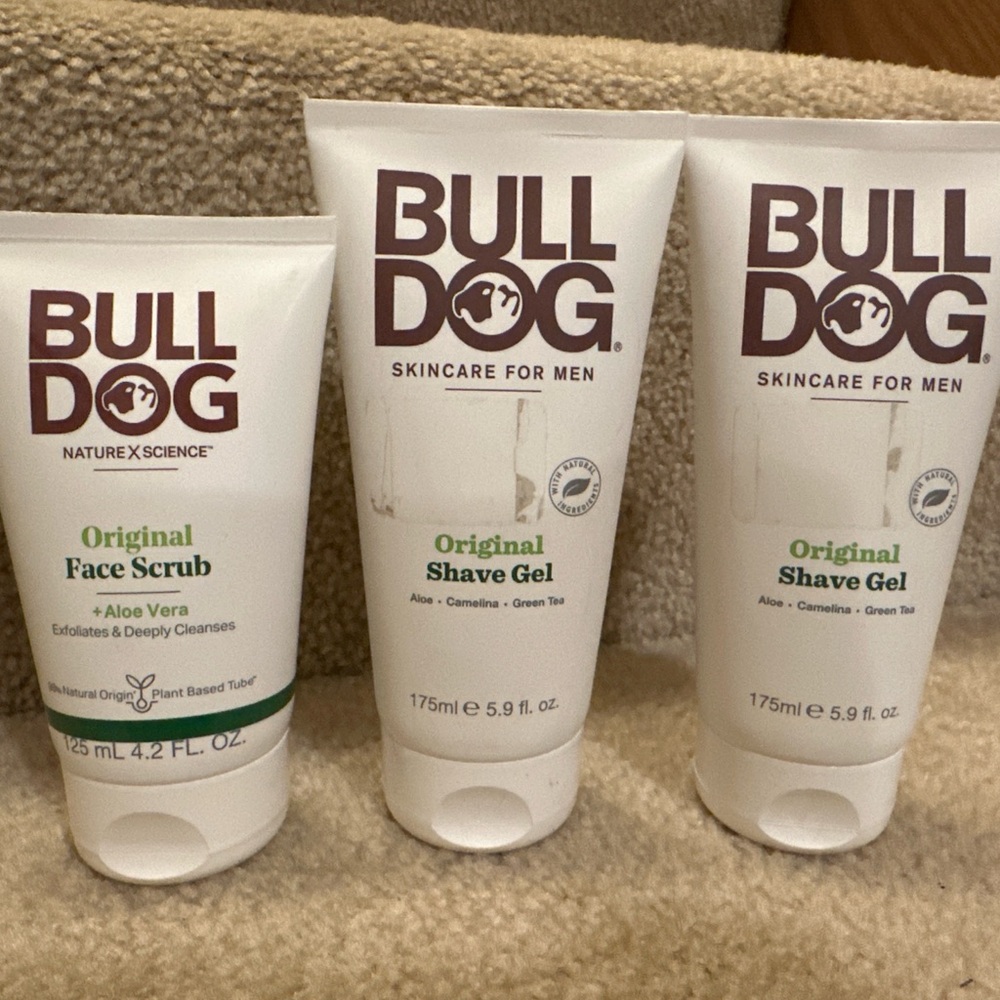 Bulldog Skincare scrub and face wash new